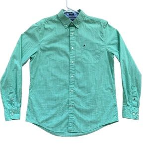 💚Tommy Hilfiger Stretch Long Sleeve Button Down
